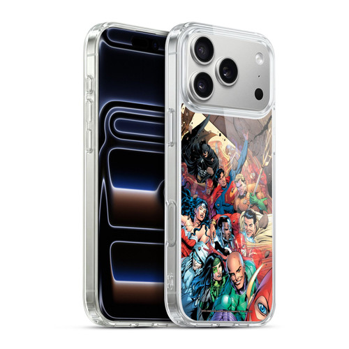 Justice League DC Comics Comic Book Covers #34 Group Soft Gel Case for Apple iPhone 17 Pro Max