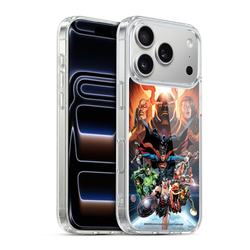 Justice League DC Comics Comic Book Covers #10 Darkseid War Soft Gel Case for Apple iPhone 17 Pro