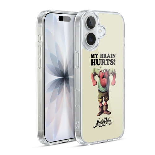 Monty Python Key Art My Brain Hurts Soft Gel Case for Apple iPhone 17