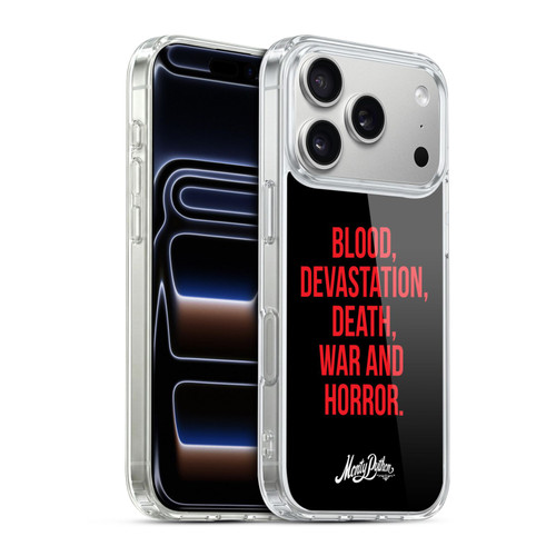 Monty Python Key Art Blood Devastation Death War And Horror Soft Gel Case for Apple iPhone 17 Pro
