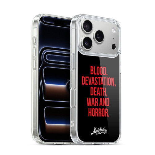 Monty Python Key Art Blood Devastation Death War And Horror Soft Gel Case for Apple iPhone 17 Pro