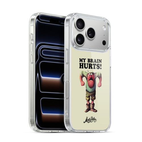 Monty Python Key Art My Brain Hurts Soft Gel Case for Apple iPhone 17 Pro