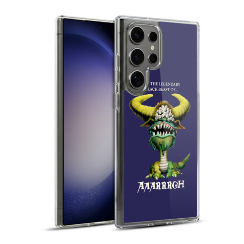 Monty Python Key Art Black Beast Of Aaarrrgh Soft Gel Case for Samsung Galaxy S23 Ultra 5G & MagSafe