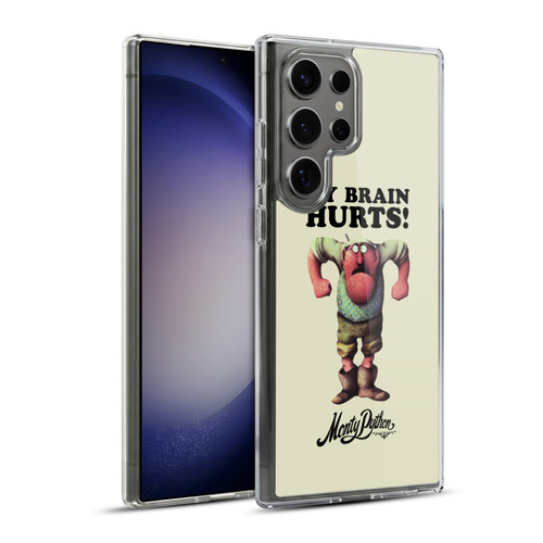 Monty Python Key Art My Brain Hurts Soft Gel Case for Samsung Galaxy S23 Ultra 5G & MagSafe