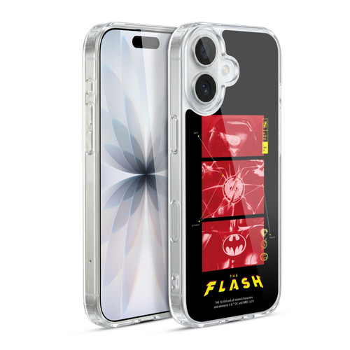 The Flash 2023 Graphics Suit Logos Soft Gel Case for Apple iPhone 17