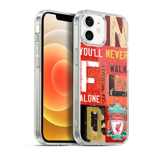 Liverpool Football Club Crest You'Ll Never Walk Alone Vintage Plate Anfield Soft Gel Case for Apple iPhone 12 / iPhone 12 Pro & MagSafe