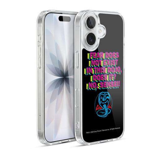 Cobra Kai Graphics 2 Dojo Quote Logo Soft Gel Case for Apple iPhone 17