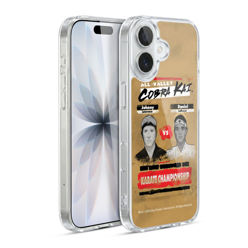 Cobra Kai Graphics 2 Karate Championship Soft Gel Case for Apple iPhone 17