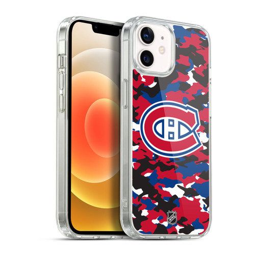 NHL Montreal Canadiens Camouflage Soft Gel Case for Apple iPhone 12 / iPhone 12 Pro & MagSafe