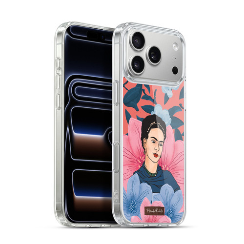 Frida Kahlo Portrait 3 Floral Soft Gel Case for Apple iPhone 17 Pro Max