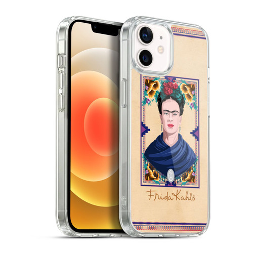Frida Kahlo Portrait Blue Soft Gel Case for Apple iPhone 12 / iPhone 12 Pro & MagSafe