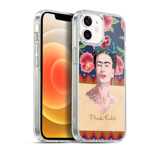 Frida Kahlo Portrait Red Soft Gel Case for Apple iPhone 12 / iPhone 12 Pro & MagSafe