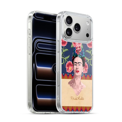 Frida Kahlo Portrait Red Soft Gel Case for Apple iPhone 17 Pro Max