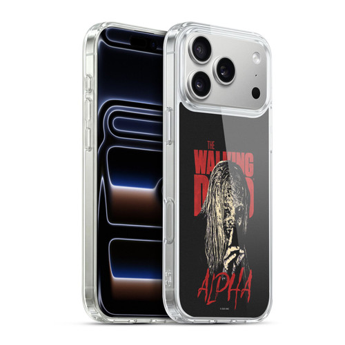 AMC The Walking Dead Season 10 Character Portraits Alpha Soft Gel Case for Apple iPhone 17 Pro Max