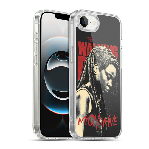AMC The Walking Dead Season 10 Character Portraits Michonne Soft Gel Case for Apple iPhone 16e / Apple iPhone 17e & MagSafe