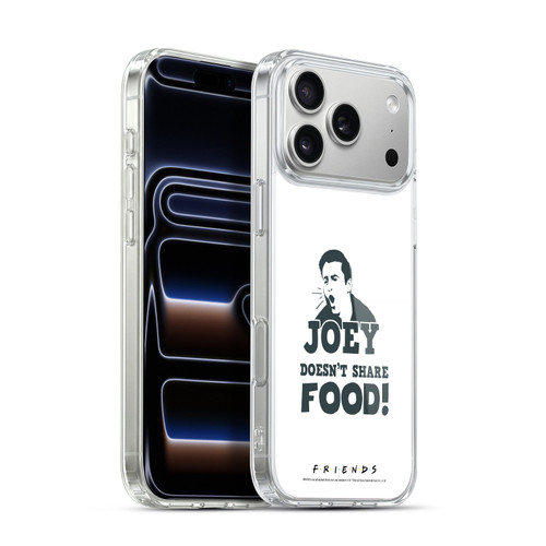 Friends TV Show Quotes Joey Food Soft Gel Case for Apple iPhone 17 Pro Max