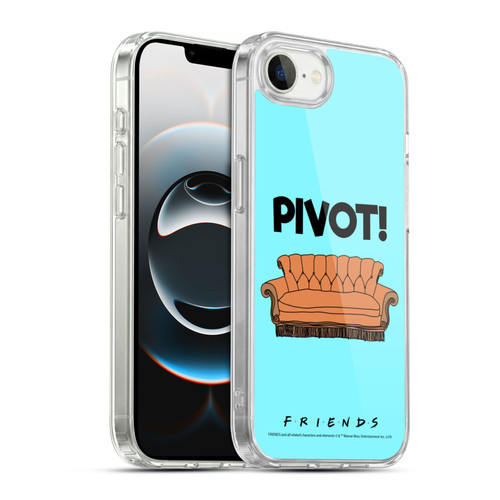 Friends TV Show Quotes Pivot Soft Gel Case for Apple iPhone 16e / Apple iPhone 17e & MagSafe