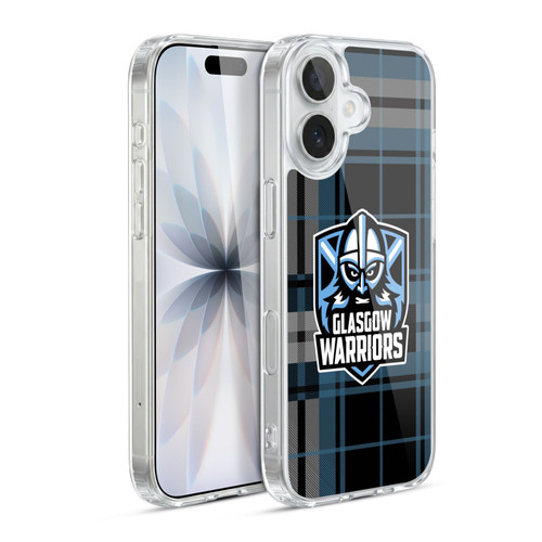 Glasgow Warriors Logo Tartan Soft Gel Case for Apple iPhone 17