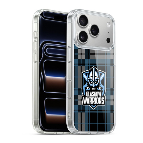 Glasgow Warriors Logo Tartan Soft Gel Case for Apple iPhone 17 Pro
