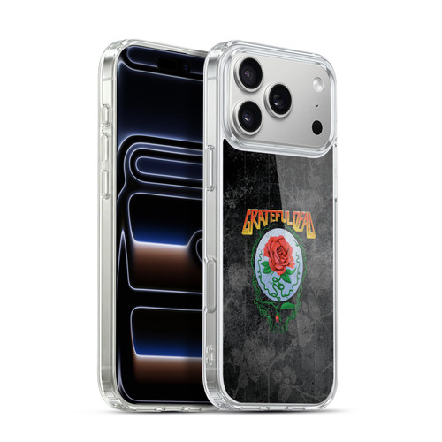 Grateful Dead Graphics Distressed Rose Soft Gel Case for Apple iPhone 17 Pro Max