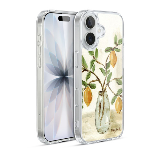 Haley Bush Floral Painting Lemon Branch Vase Soft Gel Case for Apple iPhone 17