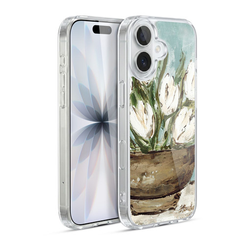 Haley Bush Floral Painting Tulip Bowl Soft Gel Case for Apple iPhone 17