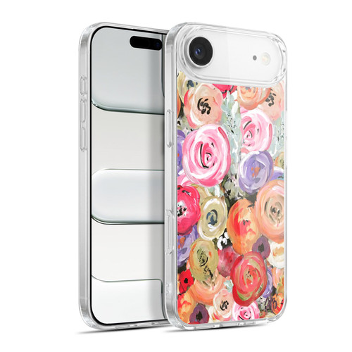 Haley Bush Floral Painting Colorful Soft Gel Case for Apple iPhone 17 Air