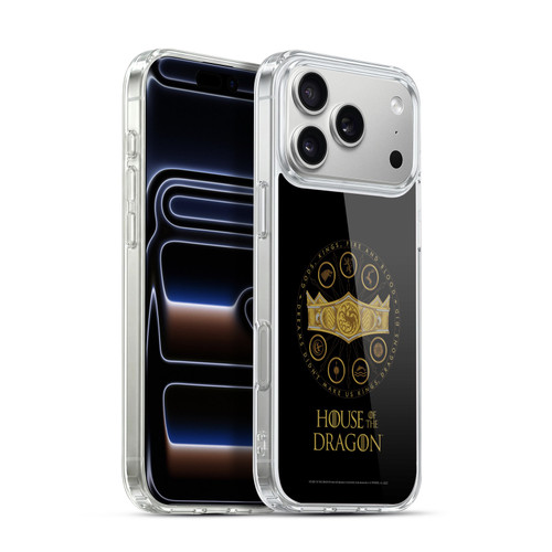 House Of The Dragon: Television Series Graphics Crown Soft Gel Case for Apple iPhone 17 Pro Max
