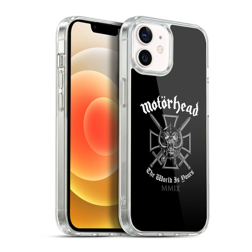 Motorhead Logo The World Is Yours Soft Gel Case for Apple iPhone 12 / iPhone 12 Pro & MagSafe