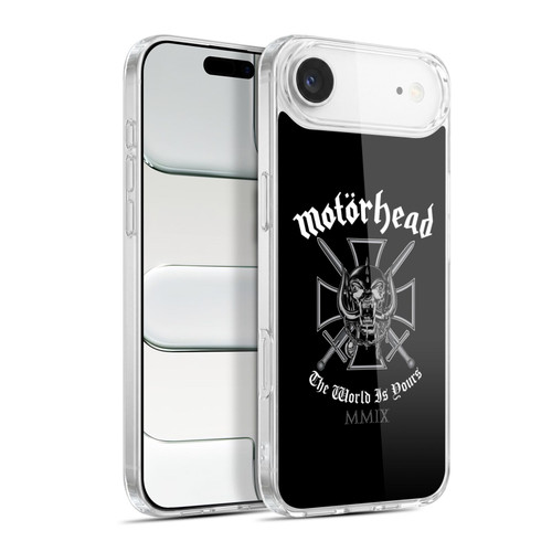 Motorhead Logo The World Is Yours Soft Gel Case for Apple iPhone 17 Air