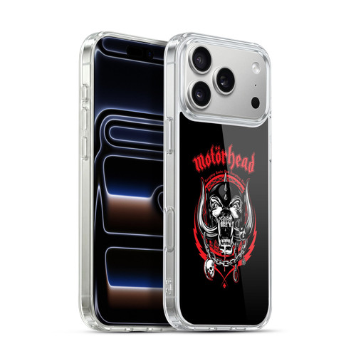 Motorhead Logo Everything Louder Than Everything Else Soft Gel Case for Apple iPhone 17 Pro Max