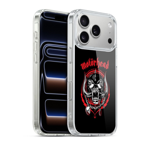 Motorhead Logo Everything Louder Than Everything Else Soft Gel Case for Apple iPhone 17 Pro