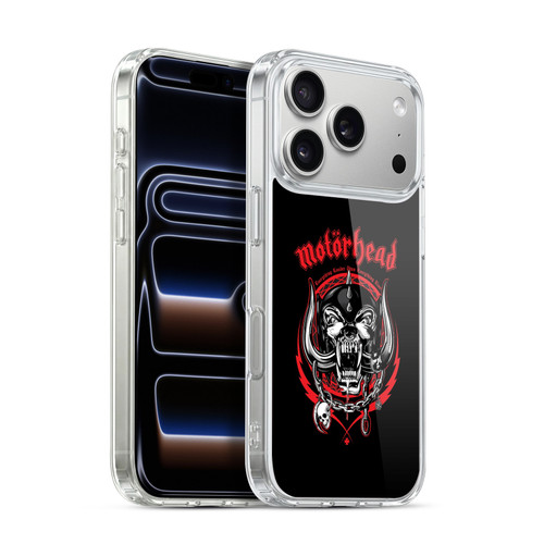 Motorhead Logo Everything Louder Than Everything Else Soft Gel Case for Apple iPhone 17 Pro