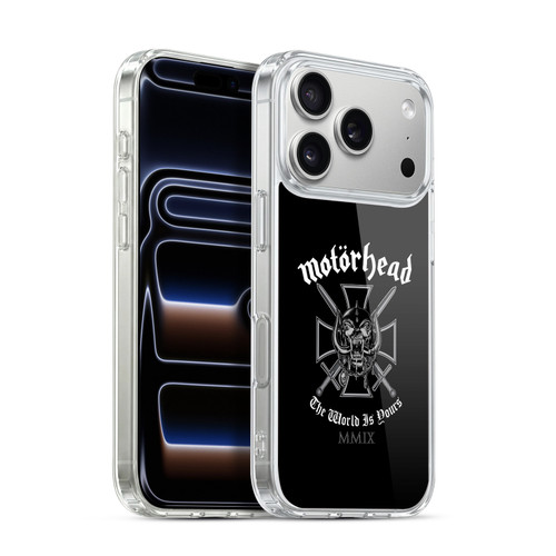Motorhead Logo The World Is Yours Soft Gel Case for Apple iPhone 17 Pro