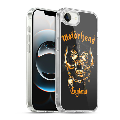 Motorhead Logo Warpig England Soft Gel Case for Apple iPhone 16e / Apple iPhone 17e & MagSafe