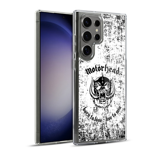Motorhead Logo Born To Lose Live To Win Soft Gel Case for Samsung Galaxy S23 Ultra 5G & MagSafe