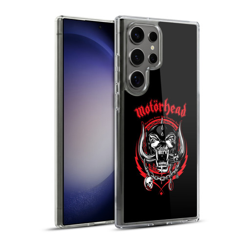 Motorhead Logo Everything Louder Than Everything Else Soft Gel Case for Samsung Galaxy S23 Ultra 5G & MagSafe