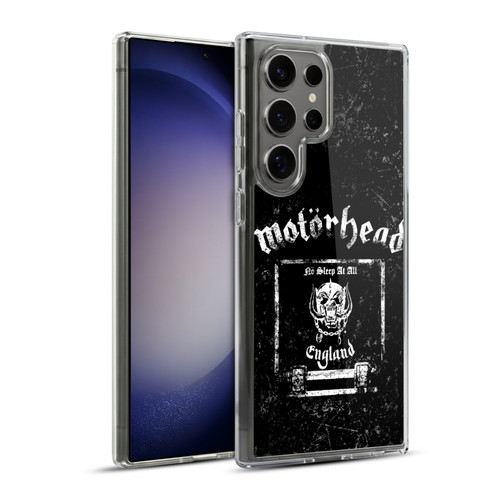 Motorhead Logo No Sleep At All Soft Gel Case for Samsung Galaxy S23 Ultra 5G & MagSafe