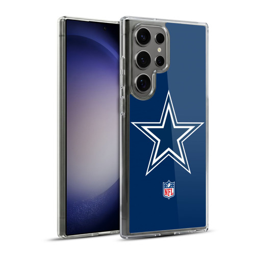 NFL Dallas Cowboys Logo Plain Soft Gel Case for Samsung Galaxy S23 Ultra 5G & MagSafe