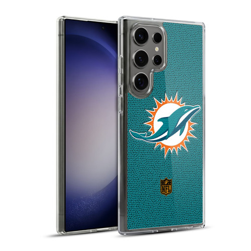 NFL Miami Dolphins Logo Football Soft Gel Case for Samsung Galaxy S23 Ultra 5G & MagSafe