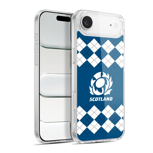 Scotland Rugby Logo 2 Argyle Soft Gel Case for Apple iPhone 17 Air