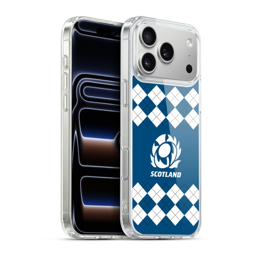 Scotland Rugby Logo 2 Argyle Soft Gel Case for Apple iPhone 17 Pro Max