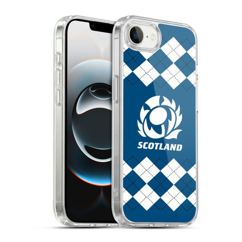 Scotland Rugby Logo 2 Argyle Soft Gel Case for Apple iPhone 16e / Apple iPhone 17e & MagSafe