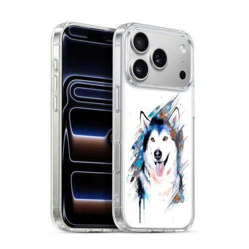Pixie Cold Animals Husky Soft Gel Case for Apple iPhone 17 Pro