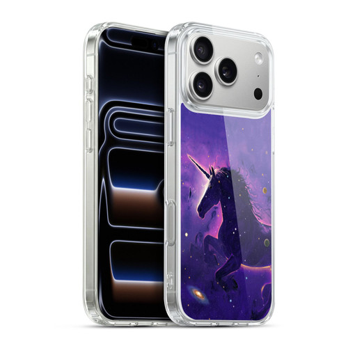 Vincent Hie Key Art Unicorn Nebula Soft Gel Case for Apple iPhone 17 Pro Max