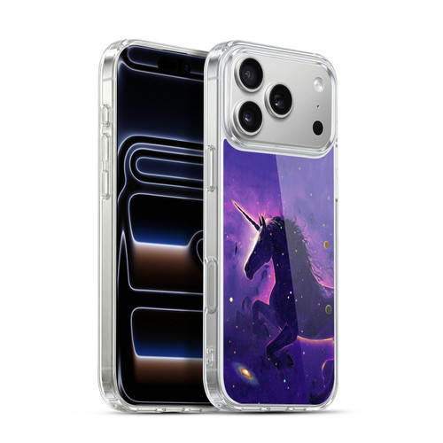 Vincent Hie Key Art Unicorn Nebula Soft Gel Case for Apple iPhone 17 Pro Max