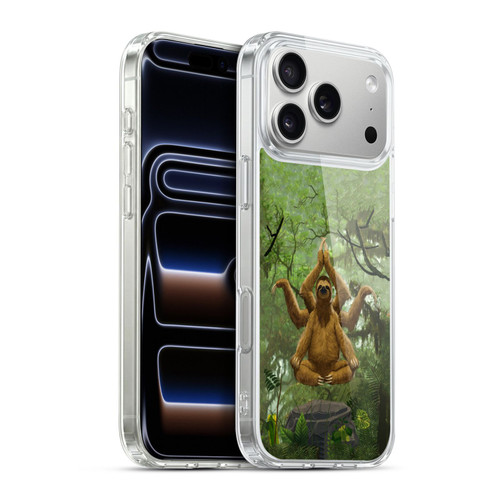 Vincent Hie Key Art Zen Sloth Soft Gel Case for Apple iPhone 17 Pro Max