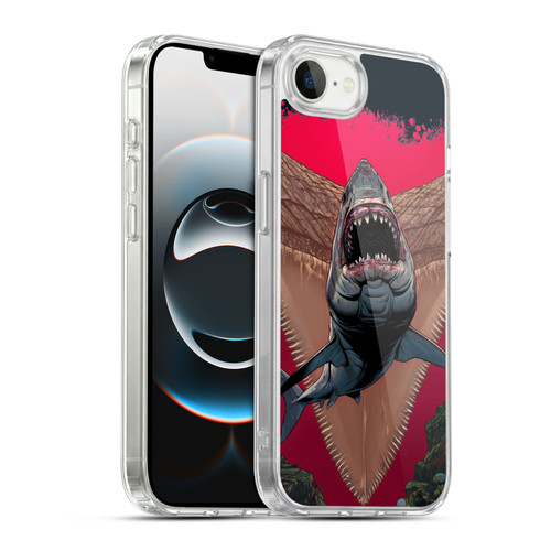 Vincent Hie Key Art Shark Soft Gel Case for Apple iPhone 16e / Apple iPhone 17e & MagSafe