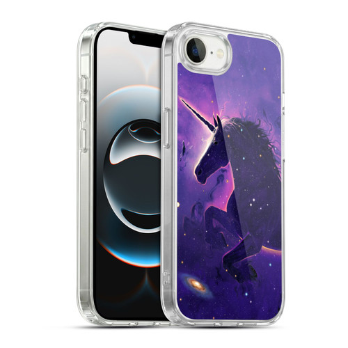Vincent Hie Key Art Unicorn Nebula Soft Gel Case for Apple iPhone 16e / Apple iPhone 17e & MagSafe