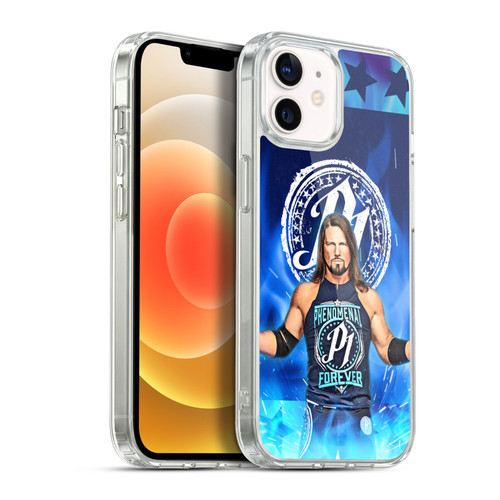 WWE Aj Styles Portrait Soft Gel Case for Apple iPhone 12 / iPhone 12 Pro & MagSafe